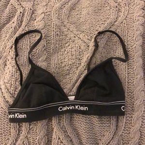 Calvin Klein black heritage bra